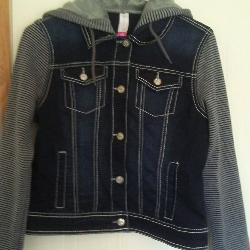 Hoodie Jean jacket